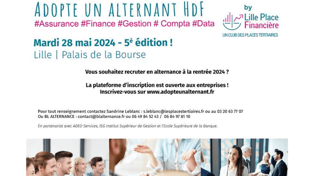 ADOPTE UN ALTERNANT - Assurance, Finance, Gestion, Compta, Data 