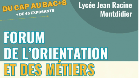 Forum de l'Orientation et des Métiers - Lycée Jean Racine Montdidier 